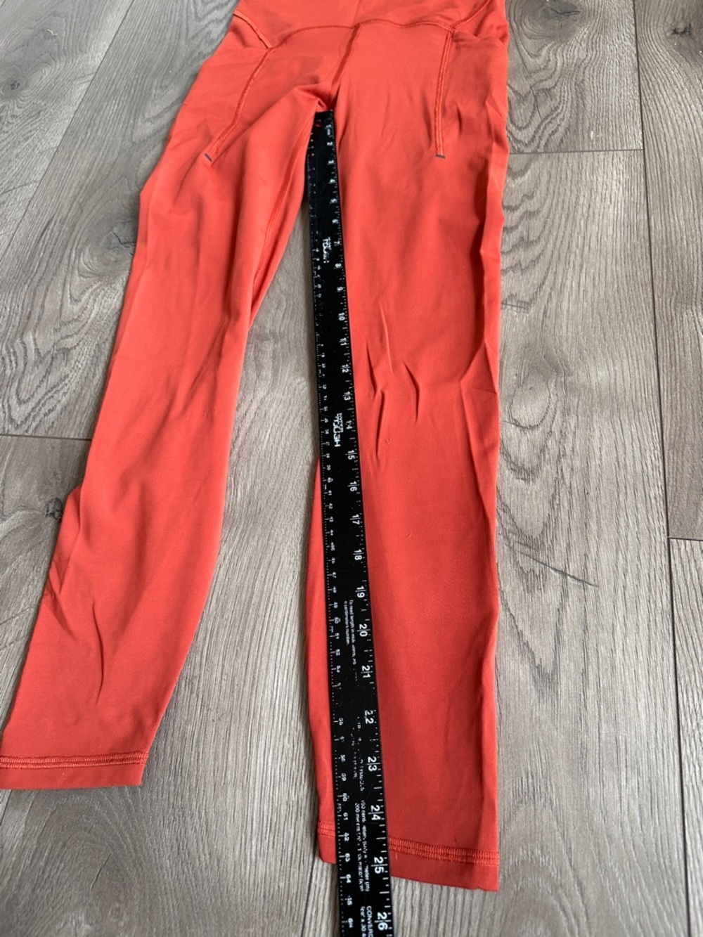 Lululemon Power Thru High Rise Leggings with Pockets size 4 - Picture 9 of 10